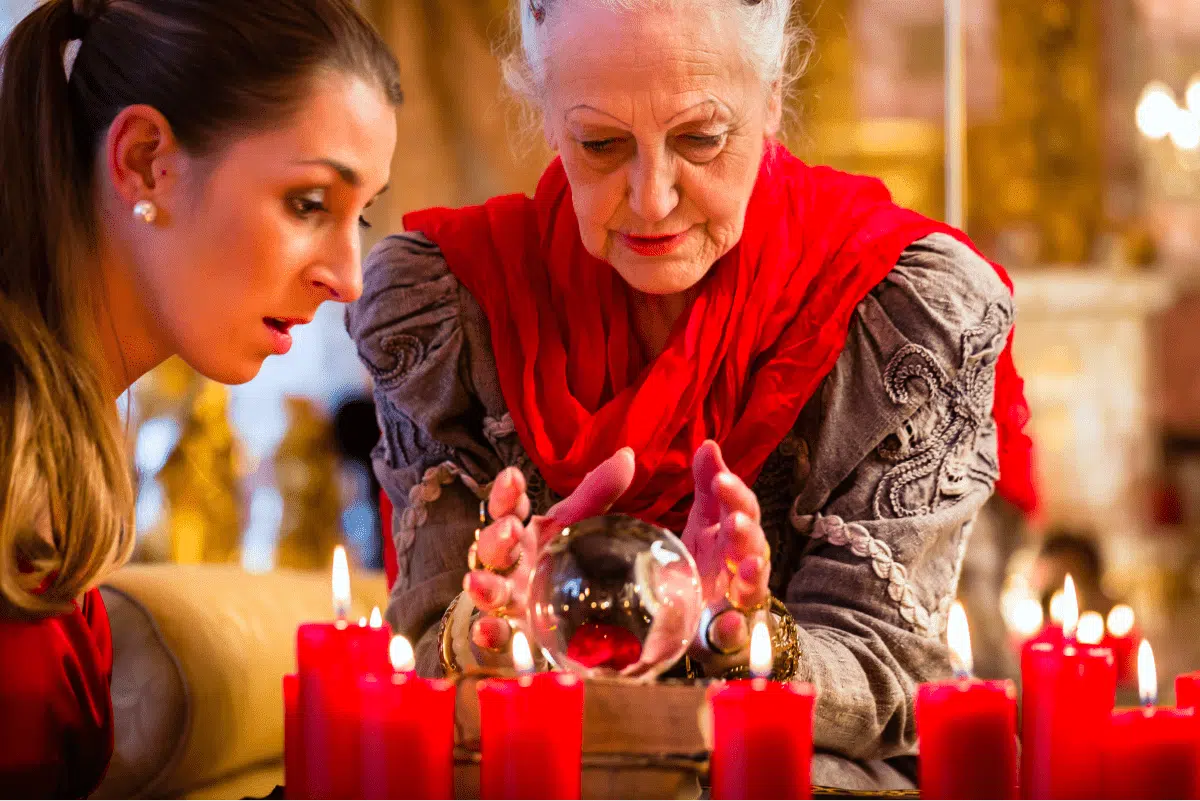 soothsayer with crystal ball client