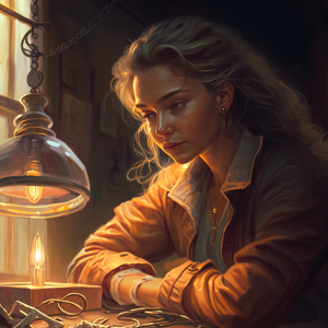 contex A woman intently holding a pendulum on a chain across a afcd5bb8 724f 4f13 b41c c300a2890958